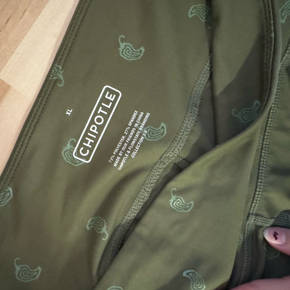 🌶️ Chipotle Green Yoga Pants